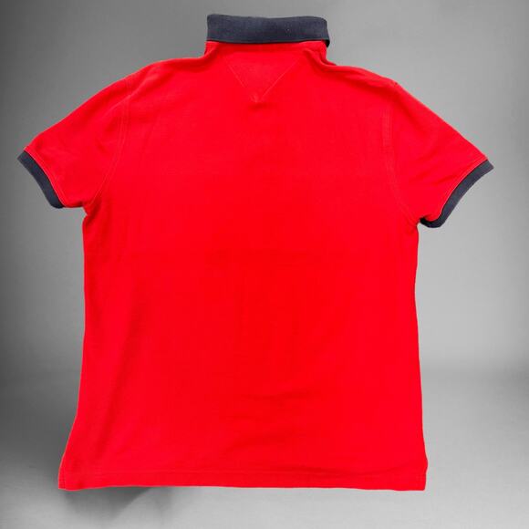Tommy Hilfiger Polo Shirt Spellout Men’s Small Block Letter Rugby 90s Streetwear - Picture 10 of 10